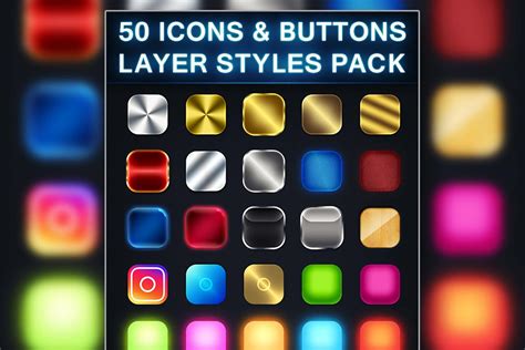 Photoshop Icon Styles Pack Free Download Creativetacos
