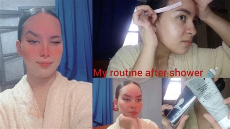 my routine after shower 🚿 youtube