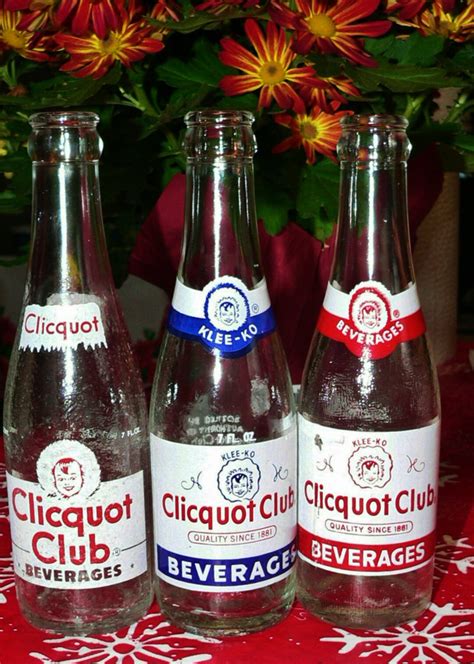 3 ALC Clicquot Club Klee Ko Soda 7 Oz Bottles Millie Mass Etsy