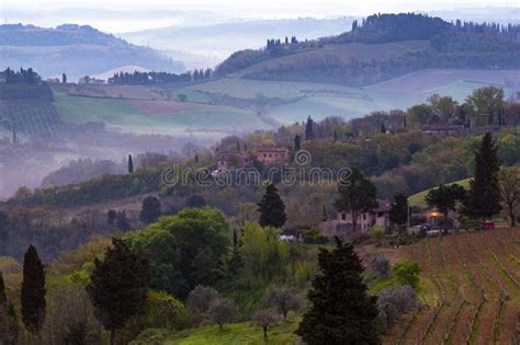 Typical Tuscan Landscape Stock Image Image Of Agriculture 105965299
