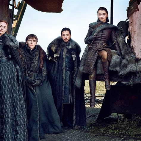 2048x2048 Game Of Thrones Season 7 Bran Stark Sansa Stark Jon Snow Arya