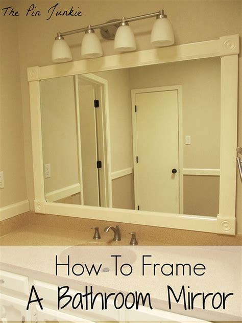 (our mirror did have small clips holding the mirror to the wall and we just put the frame right on top of them with no problem). DIY Mirror Frame Ideas - Rustic Crafts & Chic Decor