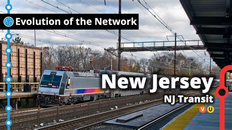New Jerseys Commuter Rail Network Evolution Youtube