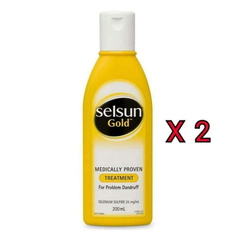 Selsun Bluegreengold Anti Dandruff Shampoo 200ml Full Range Shipping