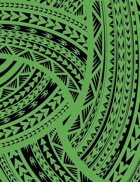 Samoan Tribal Circle Png Samoan Png Download Pattern Etsy Sweden