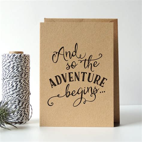 And So The Adventure Begins Card By Project Pretty