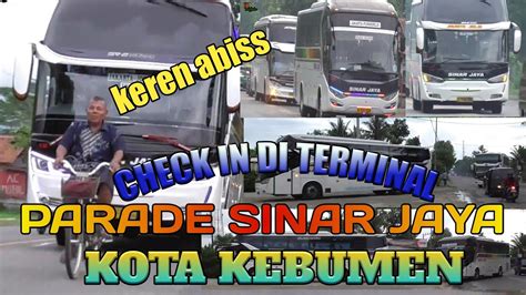 Terminal bas dan teksi taman johor jaya, johor jaya, johor bahru, johor, malaysia. Parade Bus Sinar Jaya Check In Terminal Kebumen - YouTube