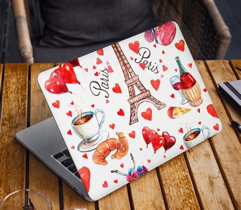 Paris Laptop Skin Sticker Cute Notebook Vinyl Decal Dell Hp Lenovo Asus