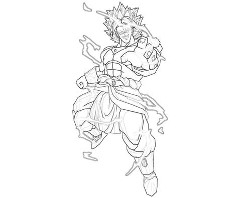 Dragon ball z coloring pages. Broly Coloring Page - Coloring Home