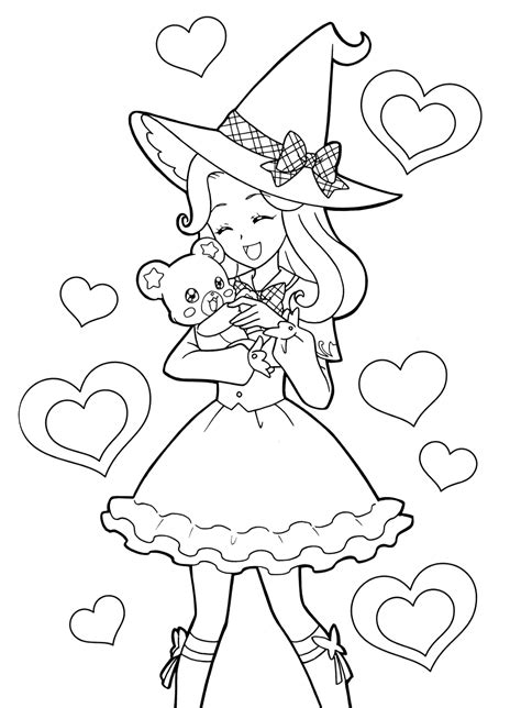 Anime Love Coloring Pages Manga