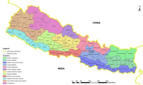 Map Of Nepal Showing Twelve Biogeographic Regions Based On The Download Scientific Diagram