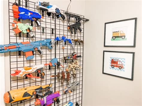 DIY Nerf Gun Wall How To Organize Nerf Guns Our Lively Adventures