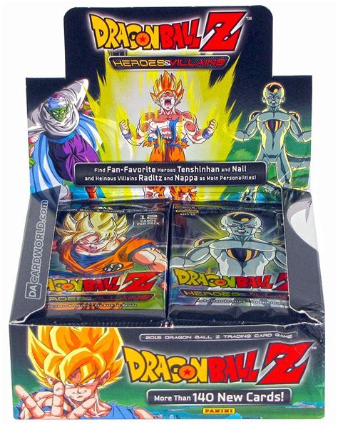 The game was announced by weekly shōnen jump under the code name dragon ball game project: Panini Dragon Ball Z: Heroes & Villains Booster Box | DA Card World