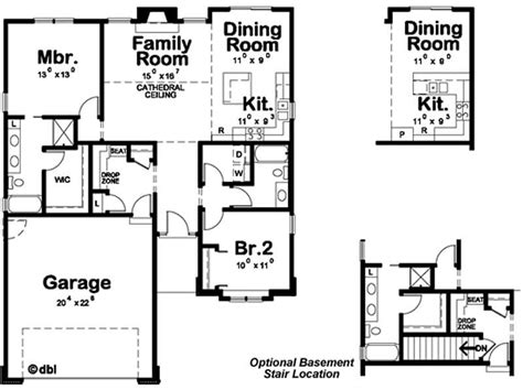 House Plan 120 2109 2 Bedroom 1275 Sq Ft Ranch Small Home