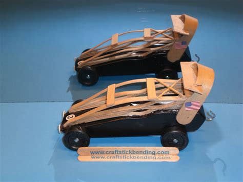 Pinewood Derby Cars Craft Stick Bending Kits