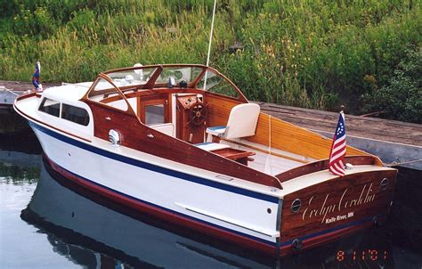 1947 Chris Craft Cabin Cruiser Gorgeous Boat Building Classic