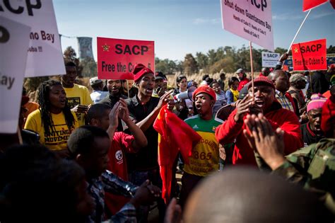 Protesters Mark Obamas Visit To Pretoria And Johannesburg The New