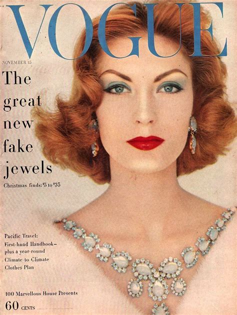 Vogue Magazine November 15 1957 Vogue Covers Vintage Vogue Covers