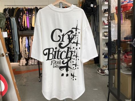 Cvtvlist Cry Bitch Tie Tee Ss Round Large White 85266 Brand Buyers Osaka