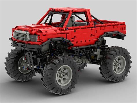 Lego Moc 26278 Monster Truck With Automated Differential Lock Technic