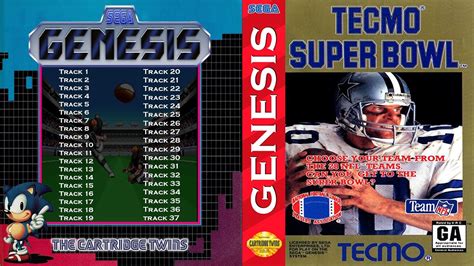 Tecmo Super Bowl Sega Genesis Ost Youtube