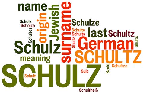 Schulz Last Name Origin And Meaning