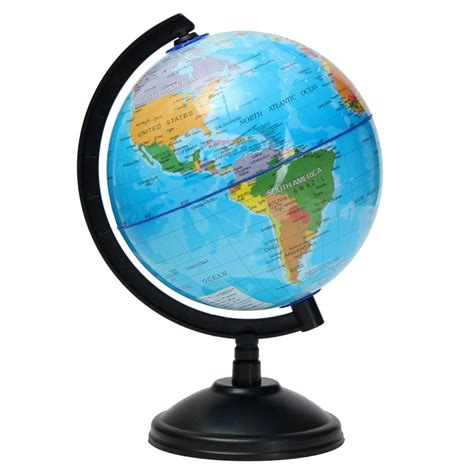 Buy 14cm Plastic Montessori Mini World Globe Atlas Map