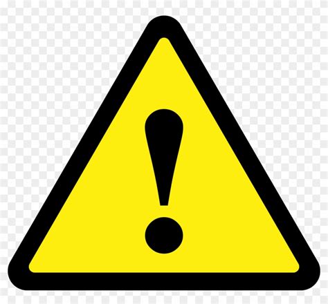 Clipart Warning Triangle Yellow Triangle With Exclamation Point