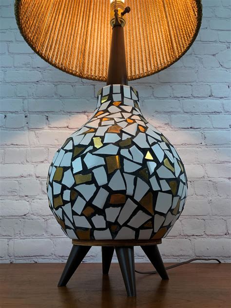 Reserved For Leanne Mid Century Table Lamp Chalvignac Ceramic Lamp