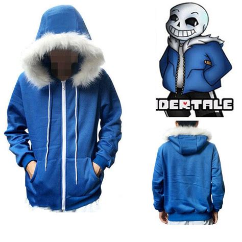 Hot Undertale Sans Frisk Chara Papyrus Fell Sans Cosplay Costume Zipper