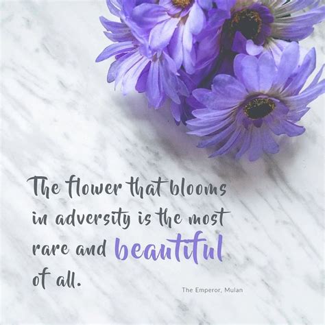 Would you like us to send you a free inspiring quote delivered to your inbox daily? "The flower that blooms in adversity is the most rare and beautiful of all."⁣What kind of ...