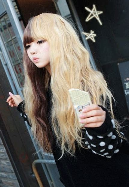 You can also filter out. half blonde half brown | Brown hair inspiration, Natural ...