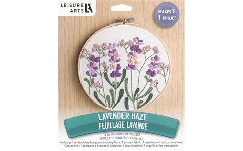 Leisure Arts Kit Embroidery 6 Lavender Haze Michaels