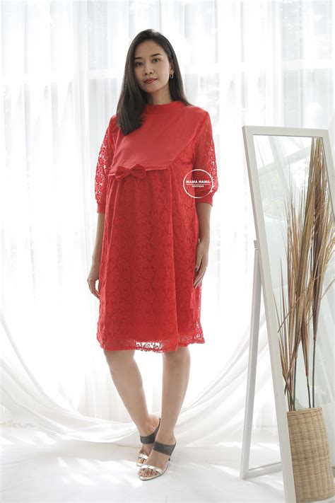 Terdapat 756 penyuplai baju hamil long dress, sebagian besar berlokasi di asia. Ivana Dress Baju Hamil Brokat Pita Toksedo - DRO 900 Merah