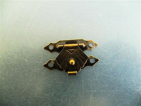 Small T Box Clasps Antique Brass Gold 29×185mm Jewelery Box Jasz
