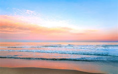 Pastel Beach Sunset Desktop Wallpapers Top Free Pastel Beach Sunset