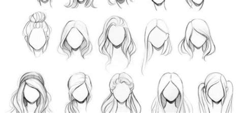 Hair Drawing References And Sketches For Artists