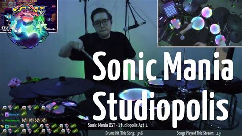 Sonic Mania Studiopolis Drum Cover Flewp Youtube