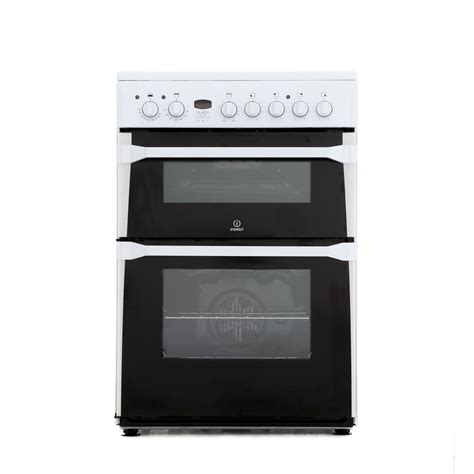 Buy Indesit Id60c2w Ceramic Electric Cooker With Double Oven
