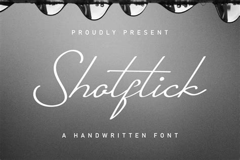 Shotflick Handwriting Script Fonts Script Fonts Signature Font