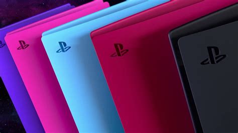 Ps5 Console Covers In Blue Pink And Purple Release Next Month Push