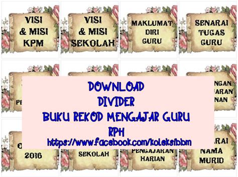 Isi kandungan fail rekod mengajar. Koleksi Bahan Bantu Belajar (BBM): DOWNLOAD | DIVIDER BUKU ...