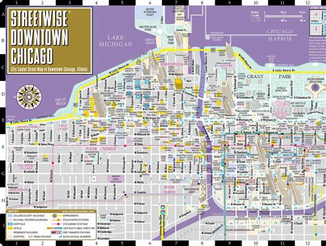 Map Of Chicago Walking Walking Tours And Walk Routes Of Chicago
