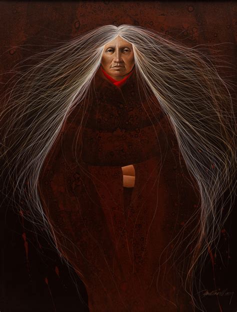 Frank Howell Portrait Of Native American Woman 1989 Mutualart
