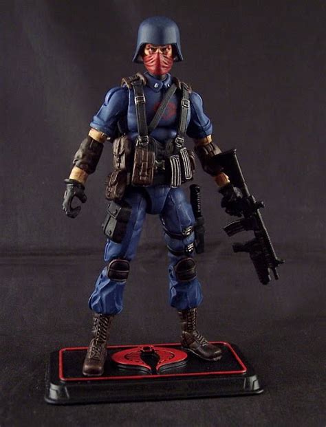 Cobra commander was featured in several of the various media of gi joe through the years, including trading cards, comic books, cartoons and commercials. Stronox Custom Figures: GI Joe Cobra Scarface
