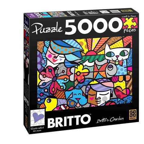 2 comprar puzzle britto online. Quebra-Cabeça Romero Britto Brazil 5000 Peças | Toymania ...