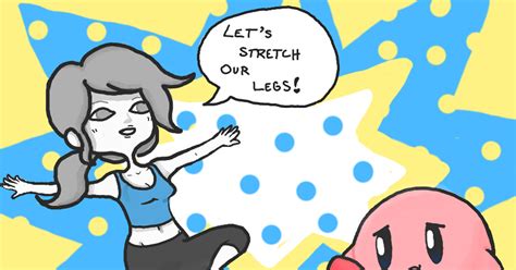 Wiifittrainer Kirby Smash Git Fit Pixiv