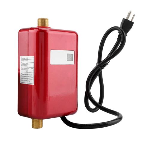 Herchr Water Heating 110v 3000w Lcd Mini Electric Tankless Instant Hot