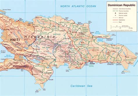 Mapa Político De República Dominicana Blog Didáctico