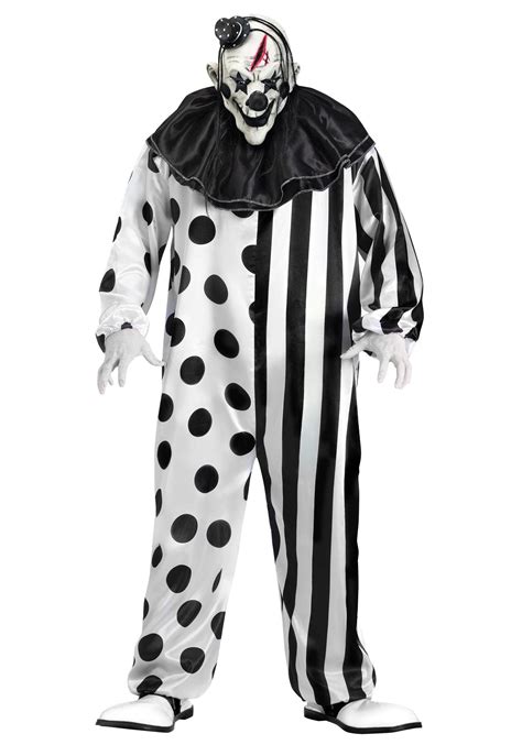 adulti da uomo grigio del male assassino clown costume vestito di halloween film occasioni